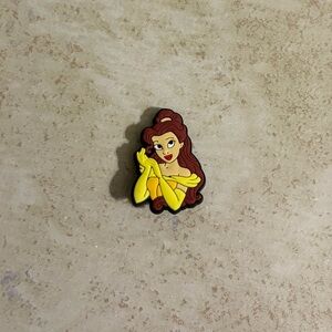 5/$15 CROCS jibbitz shoe charm Disney Princess Belle